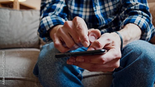 The User with Smartphone