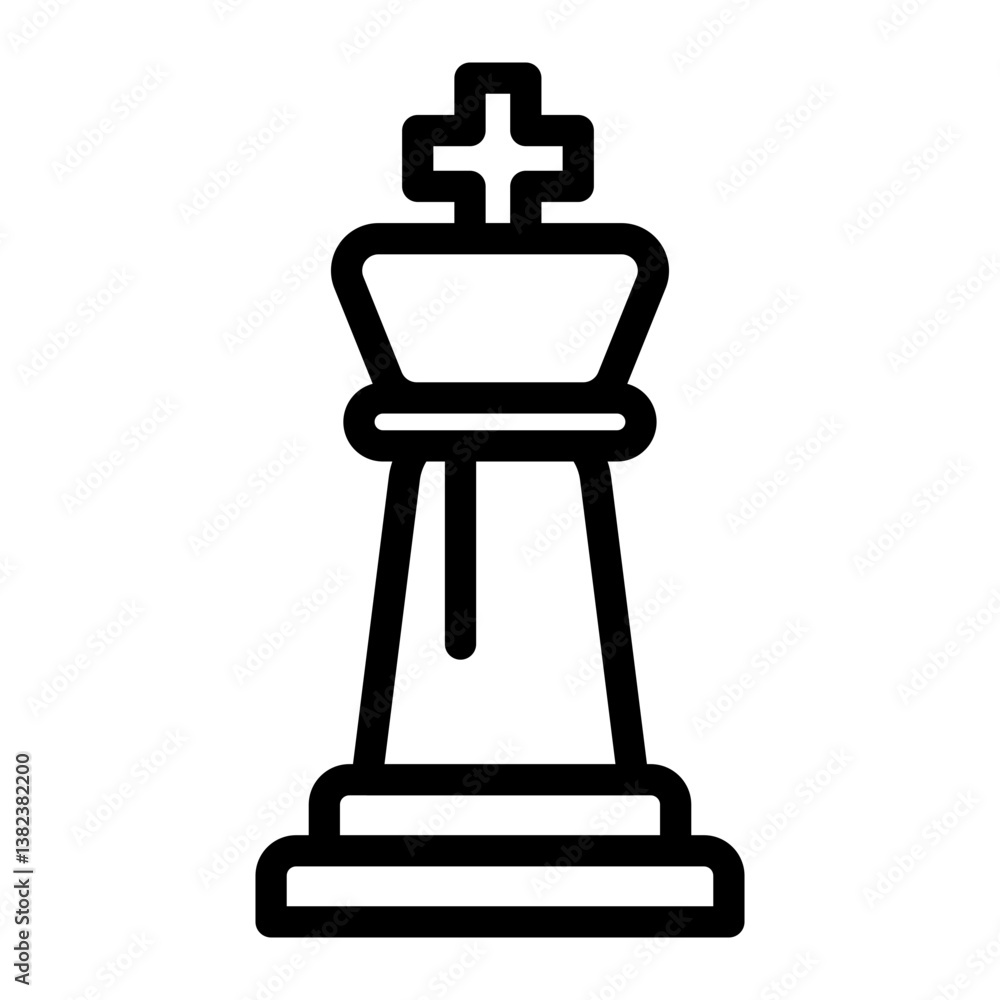 king Line Icon king Line Icon