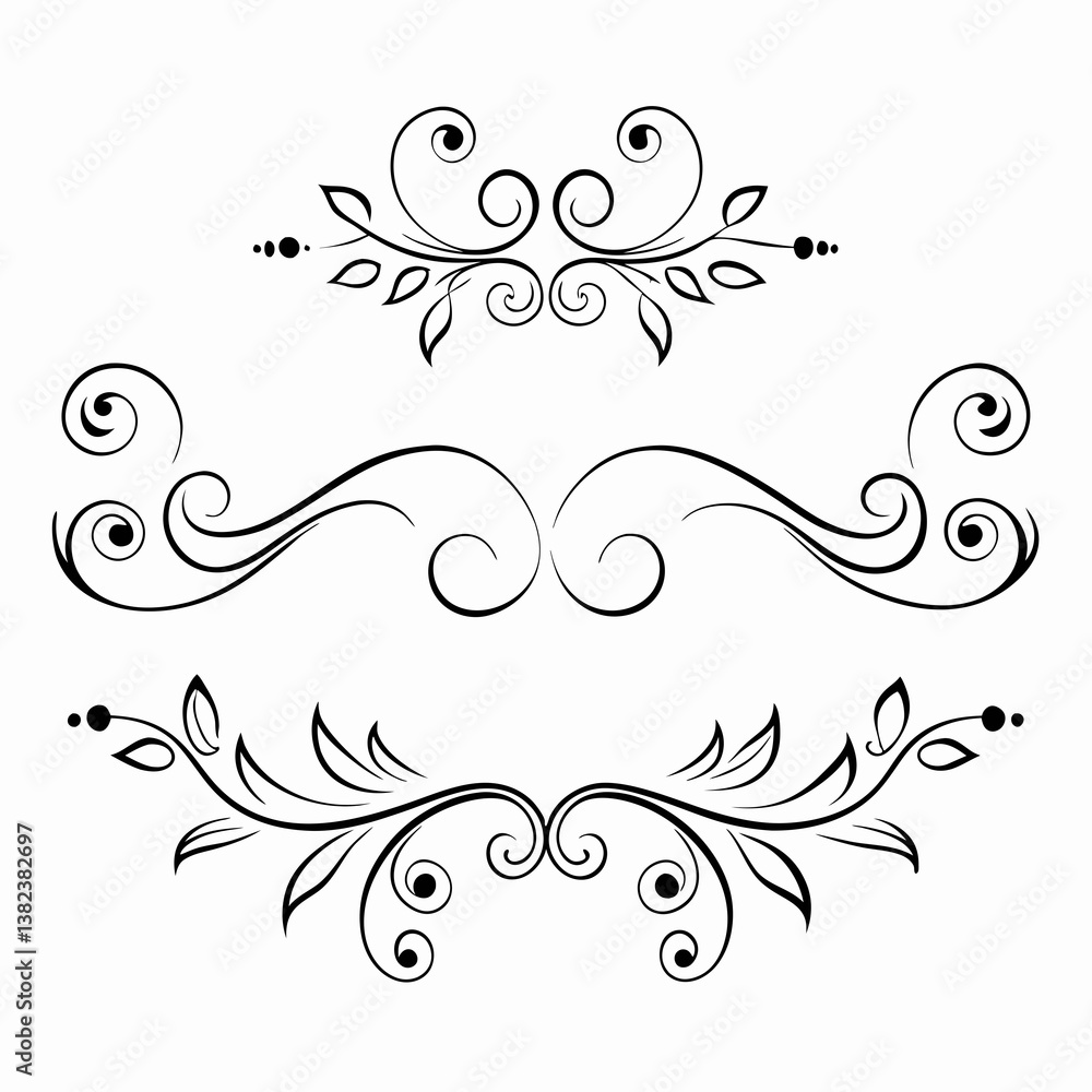 Fototapeta premium floral design elements