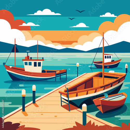 boat on the sea