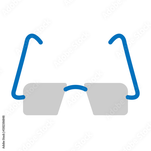 Reading Glasses Vector Flat Icon Design