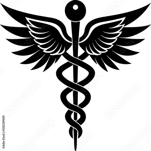 caduceus medical icon