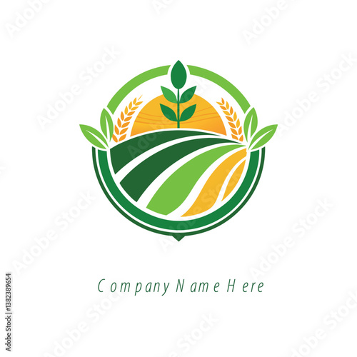 agriculture logo deign vector 