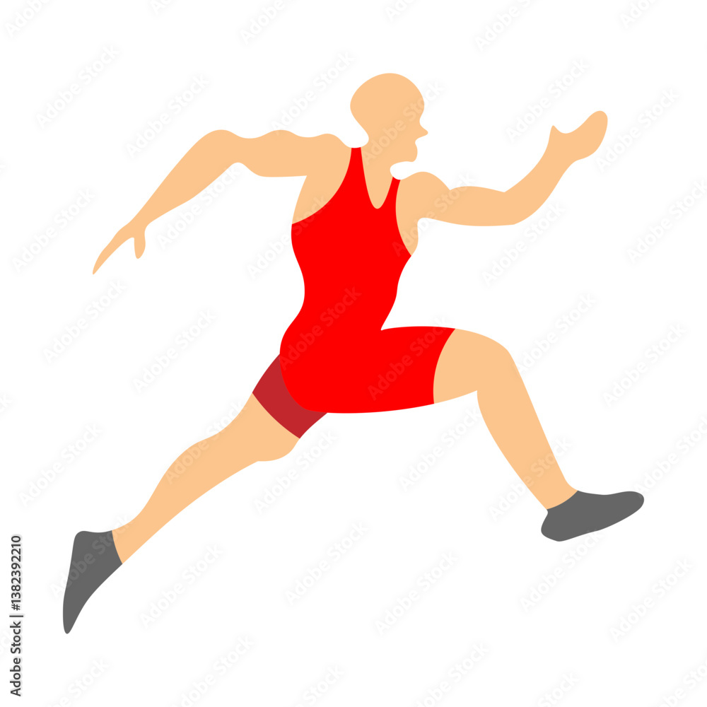 Running Vector Flat Icon Design Running Vector Flat Icon Design