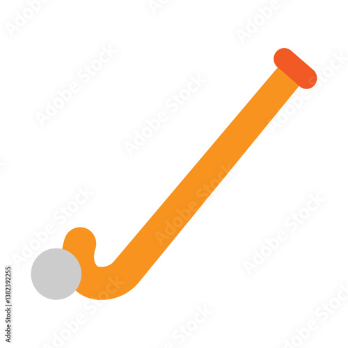 Canvas Print Hockey Vector Flat Icon Design