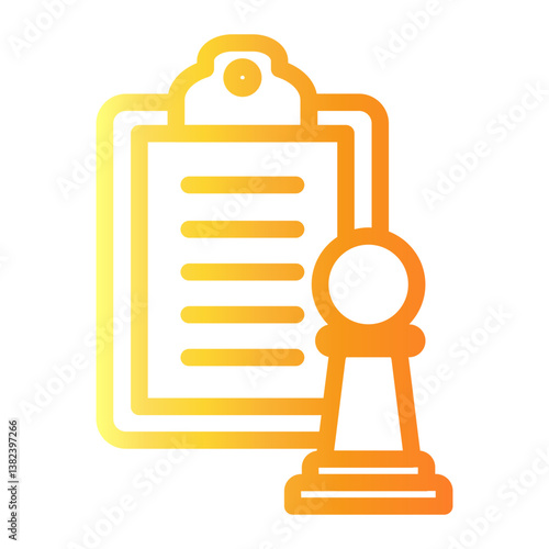 list Line Gradient Icon
