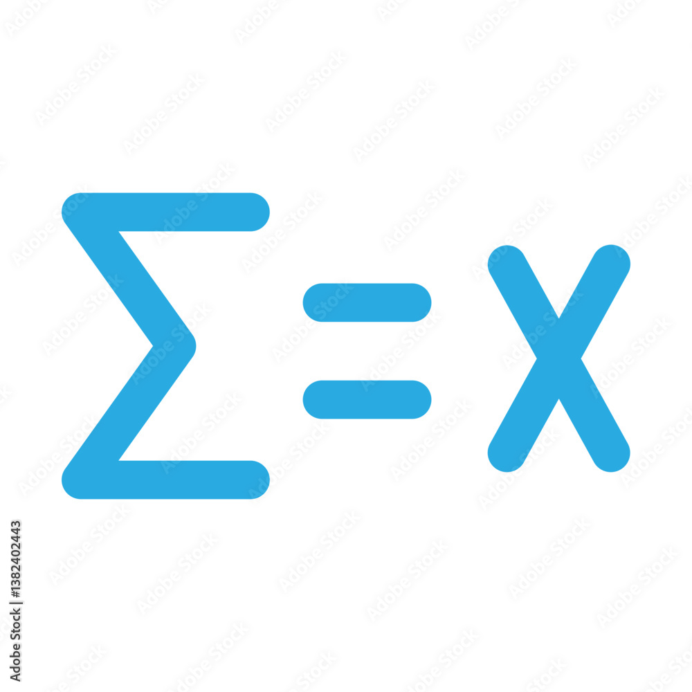Math Equation Vector Flat Icon Design Math Equation Vector Flat Icon Design