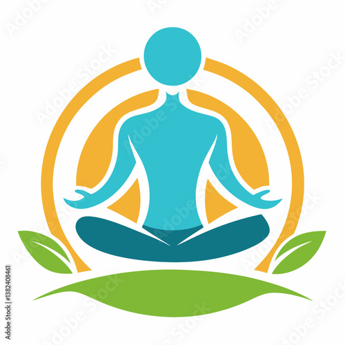 yoga silhouette vector