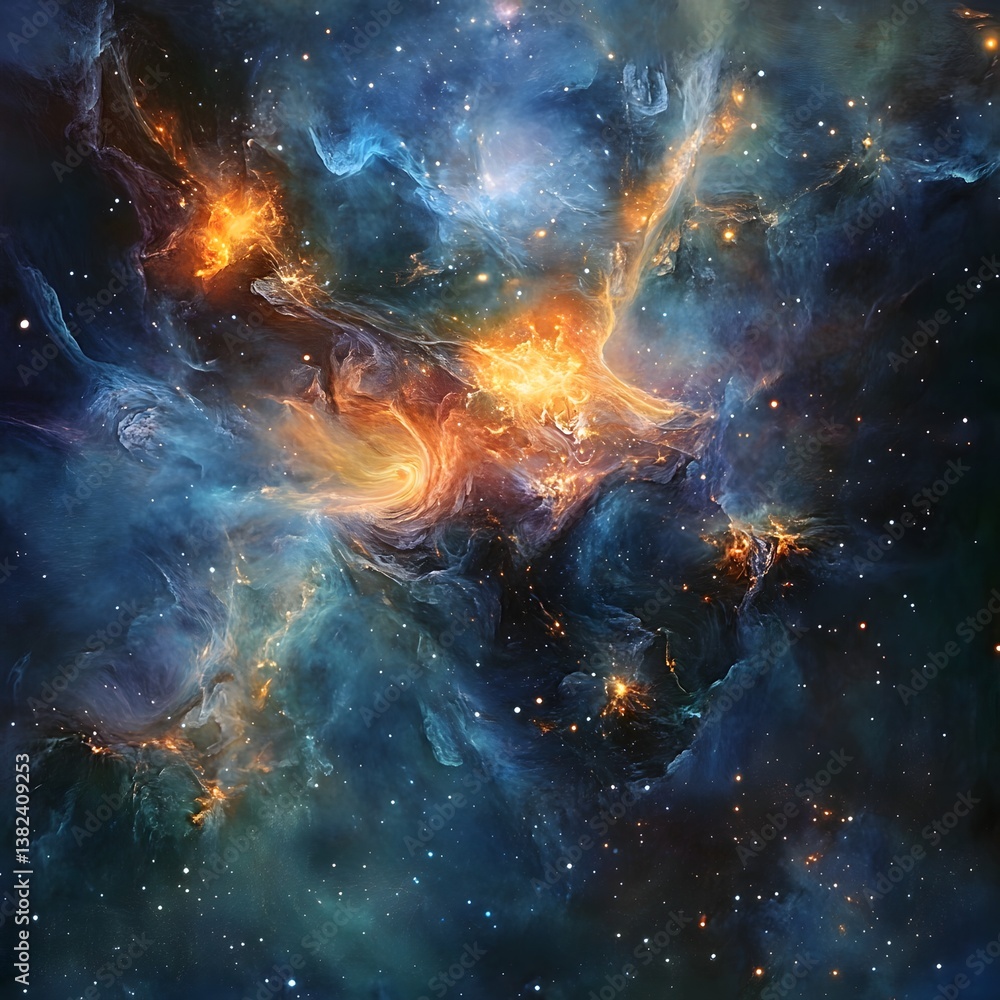 Cosmic Nebula in Deep Space (1) Cosmic Nebula in Deep Space (1)
