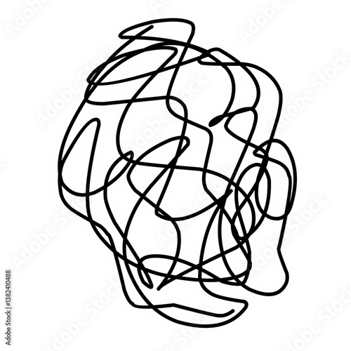 Overthinking Illustration, Confused