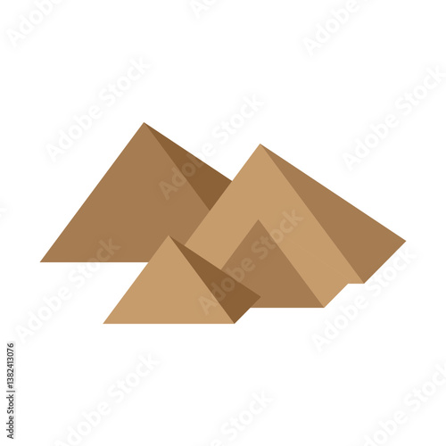 Tourist Attraction  Vector Flat Icon Design