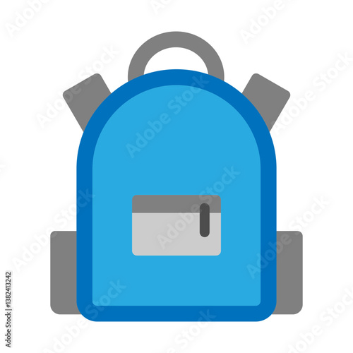 Daypack  Vector Flat Icon Design