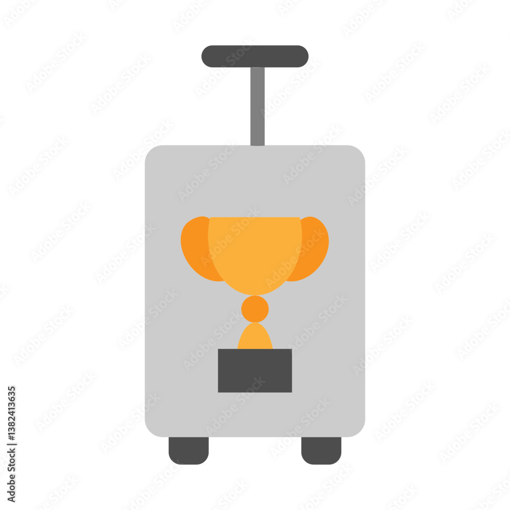 Obraz premium Travel Rewards Programs Vector Flat Icon Design