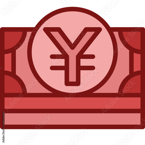 yen two tone icon