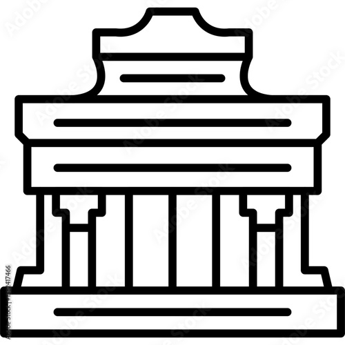 Crypt Tomb House Icon