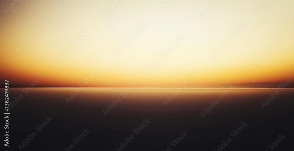Fototapeta premium Tranquil Sunrise Over a Misty Horizon