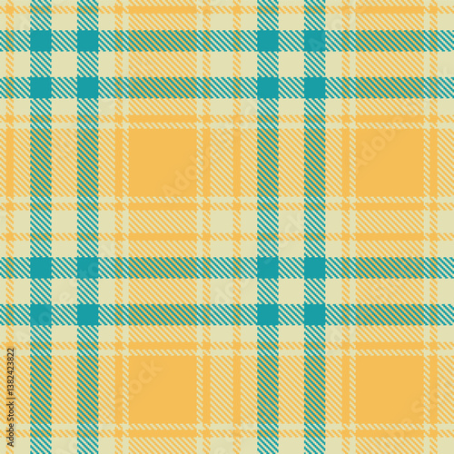 Mellow beige Tartan patterns fabric texture. Elegant Muted butterscotch Seamless Tartan