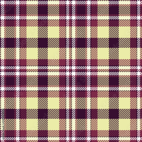 Plaid pattern seamless. Muted aubergine & Mellow merlot Tartan Fabric Design. 