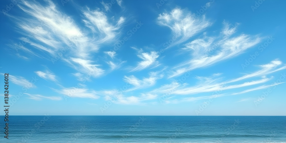 Serene Seascape Illustration Serene Seascape Illustration