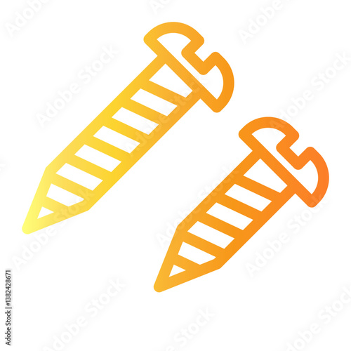bolt Line Gradient Icon