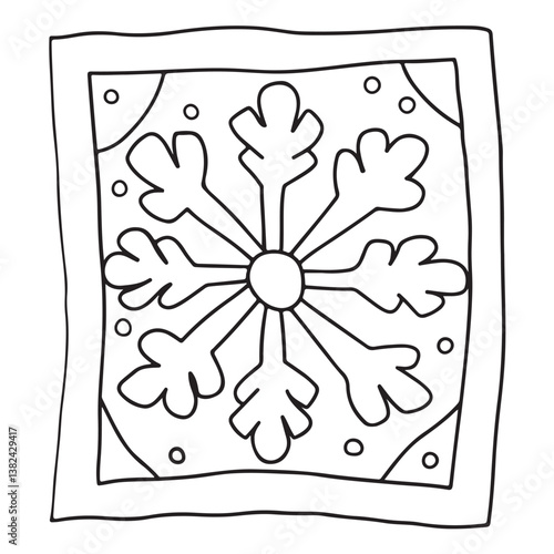 Comfy patterns coloring page, bold and easy coloring book page, patterns, mandala, flowers, floral, animals, vector illustration, line art, black and white, victor art, illustration