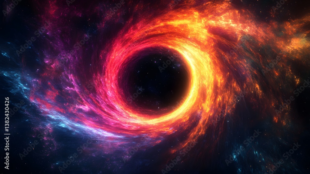 Cosmic vortex in swirling nebulae