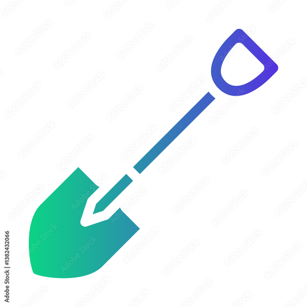 shovel Gradient icon shovel Gradient icon