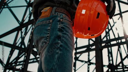 The Worker with Hard Hat
