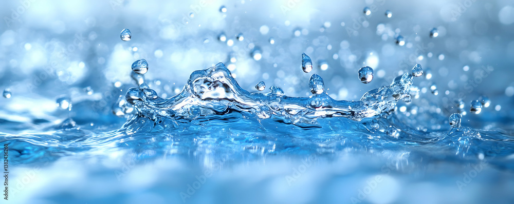 Water Droplets Splashing Background Water Droplets Splashing Background