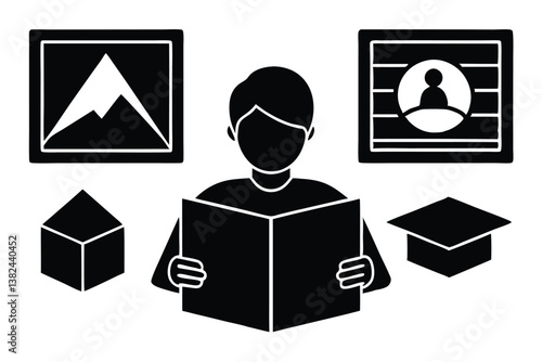 Educational Vocabulary Development Vector Design
