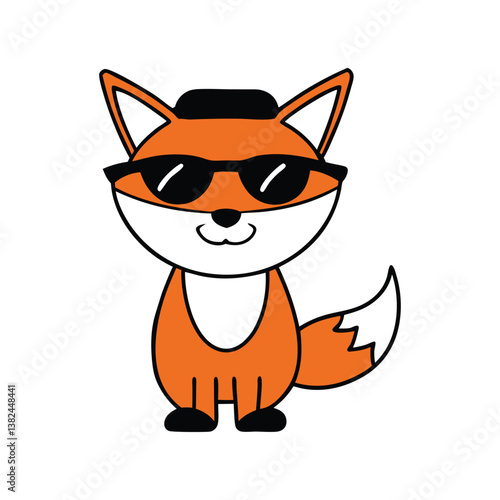 funny cartoon fox