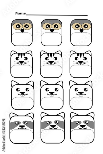 Pictures for kids to color, addition and subtraction