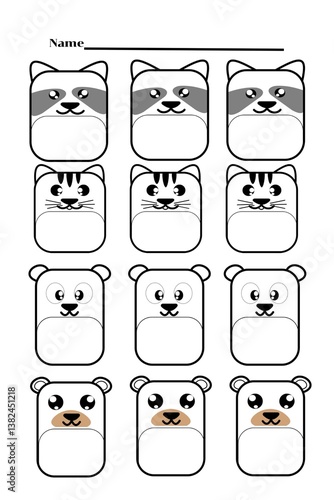 Pictures for kids to color, addition and subtraction