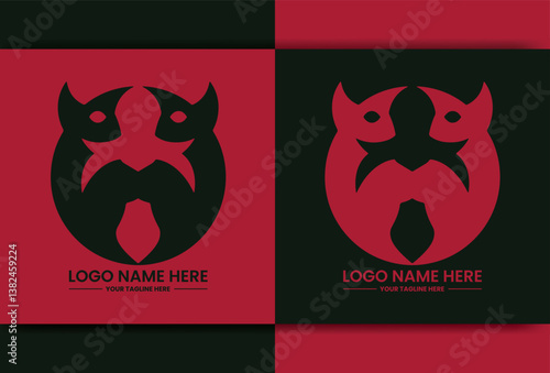 devil and angel logo design