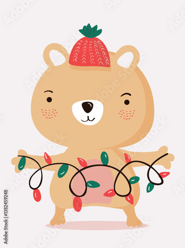 Weihnachten Cartoon, zeichnung, niedlich