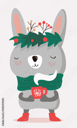 Weihnachten Cartoon, zeichnung, niedlich
