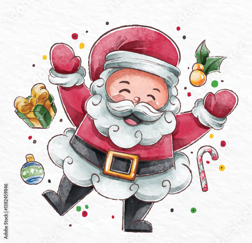 Weihnachten Cartoon, zeichnung, niedlich