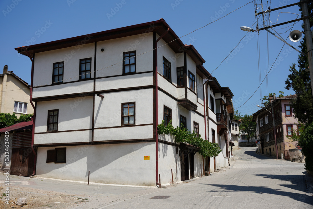 Fototapeta premium Old Building in Tarakli Town, Sakarya, Turkiye