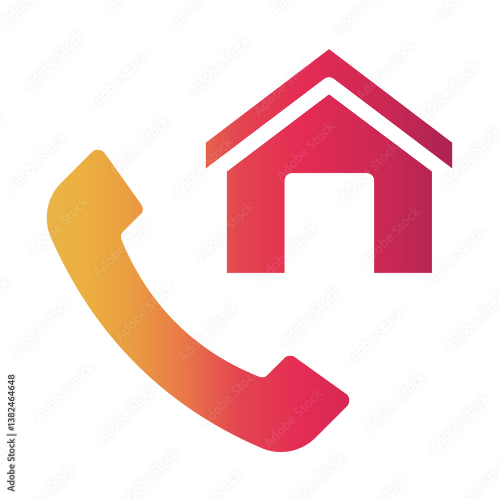 landline Gradient icon landline Gradient icon