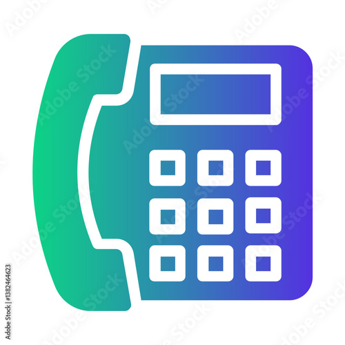keypad Gradient icon