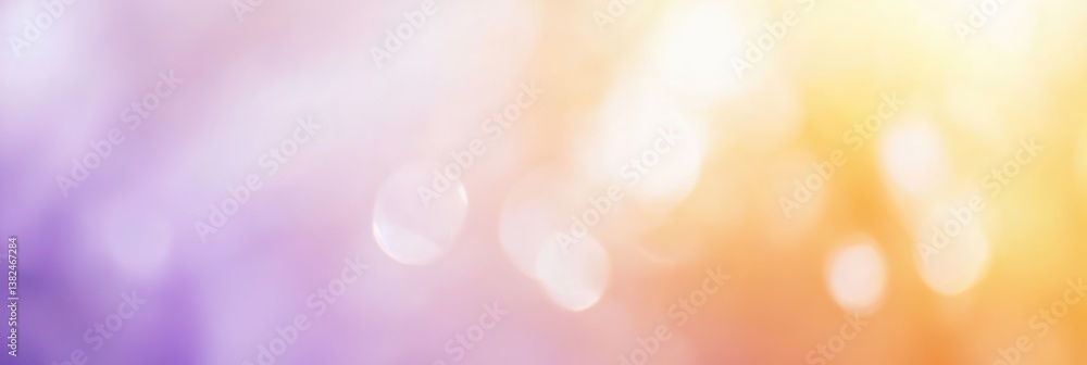 Obraz premium Dreamy abstract background with soft pastel colors and bokeh lights