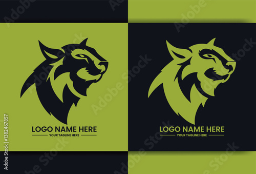 wolf tribal predators logo design
