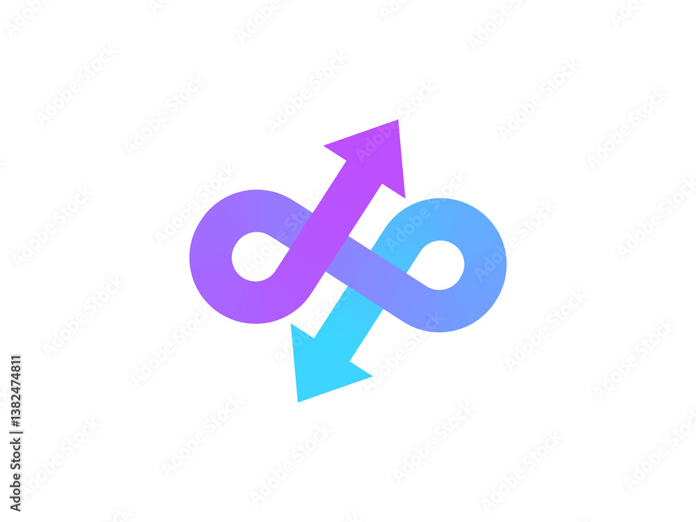 colorful exchange infinity logo