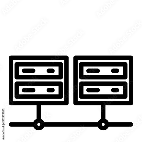 virtualization Line Icon