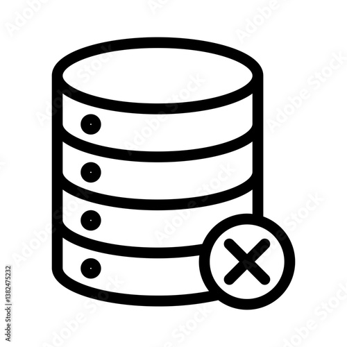 delete Line Icon