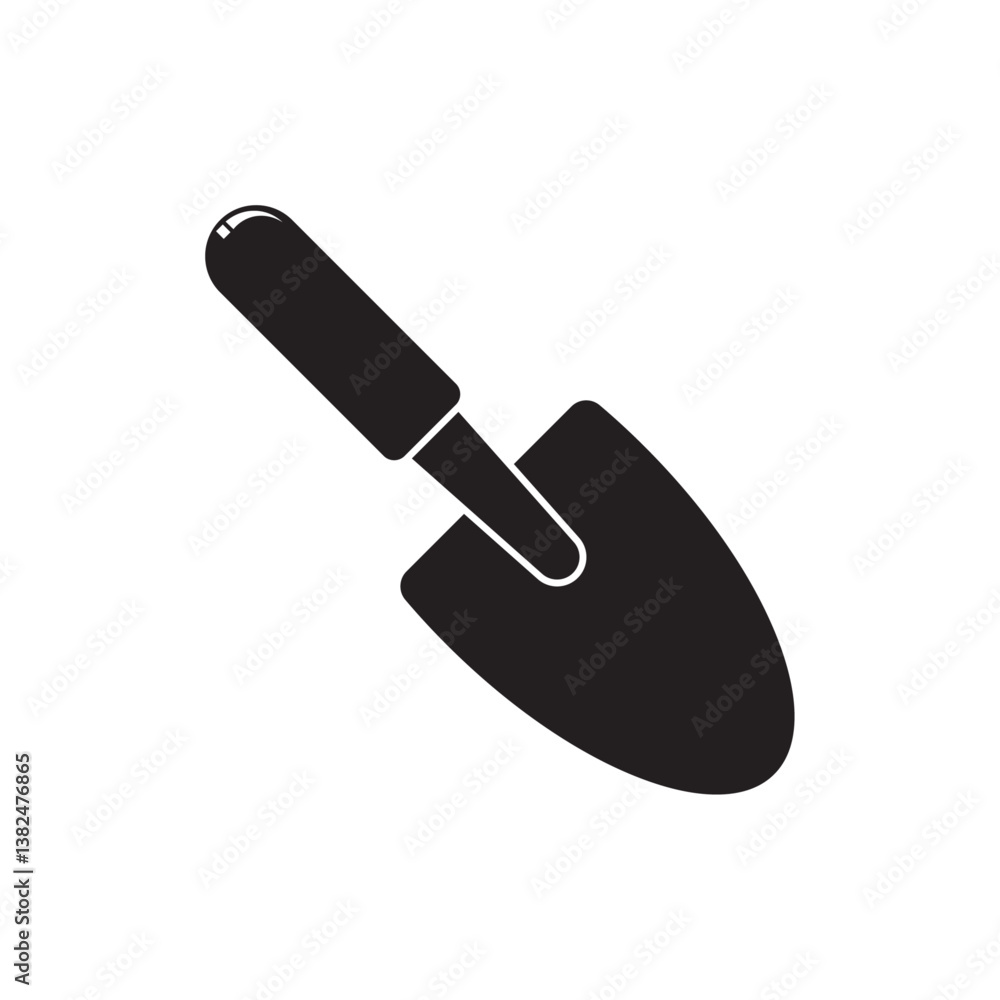 small shovel flat icon vector small shovel flat icon vector