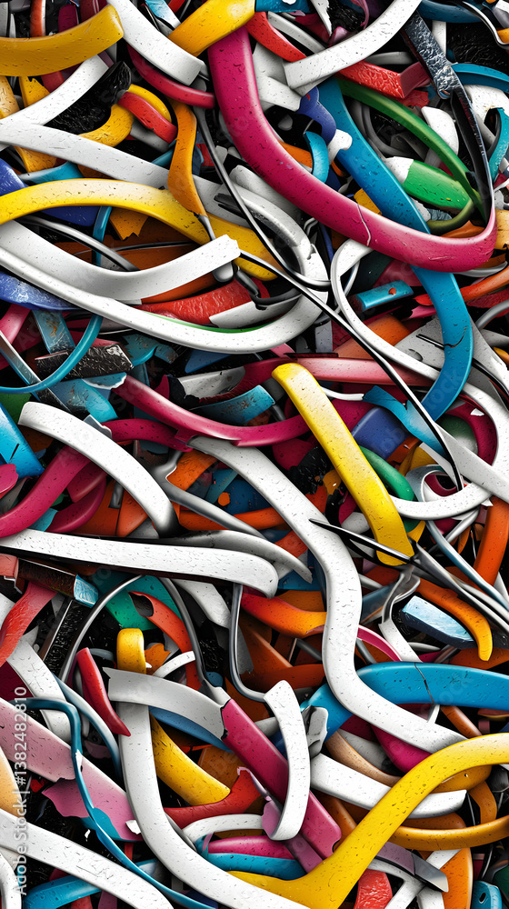 Colorful Abstract Background with Intertwined Lines and Shapes Colorful Abstract Background with Intertwined Lines and Shapes