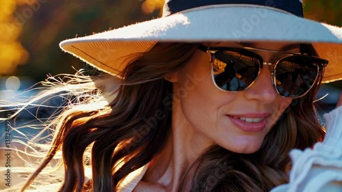 The Woman in Chic Hat