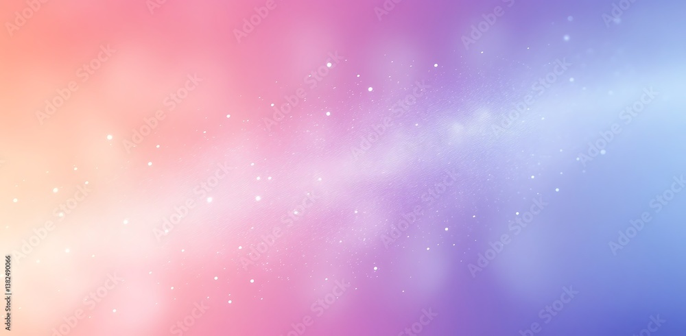 Pastel Color Gradient with Sparkles Abstract Peach Pink Purple Blue Backdrop