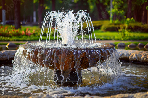 fountain in the park